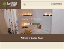 Tablet Screenshot of baselinewoods.com